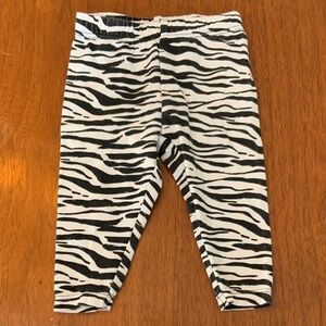 🍓3/$10 koala baby Zebra Print Leggings size 3m